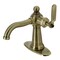 Kingston Brass KSD3543KL Single-Handle Bathroom Faucet with Push Pop-Up, Antique Brass KSD3543KL - alternate 1